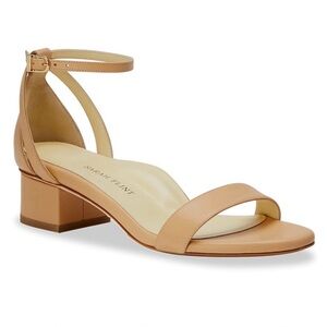 Sarah Flint Perfect Block Sandal 30, Women’s Nude Heel, Size IT 38, US 8